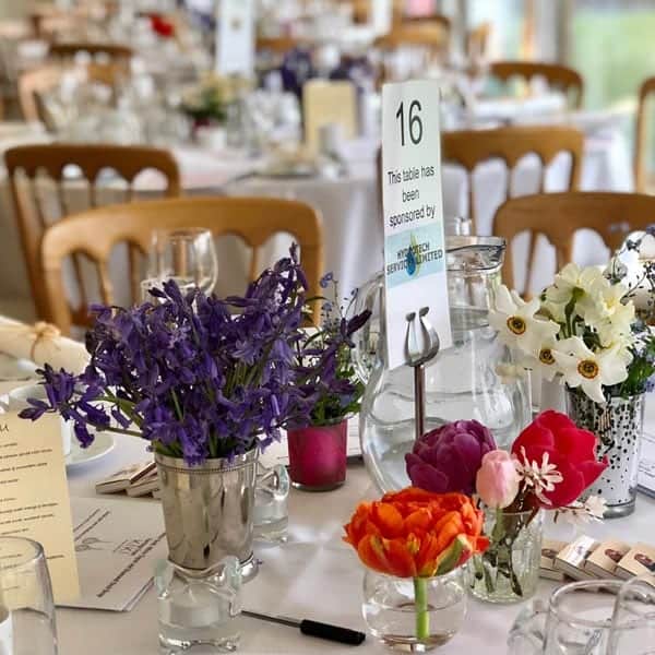 Party menus from Foxes Catering